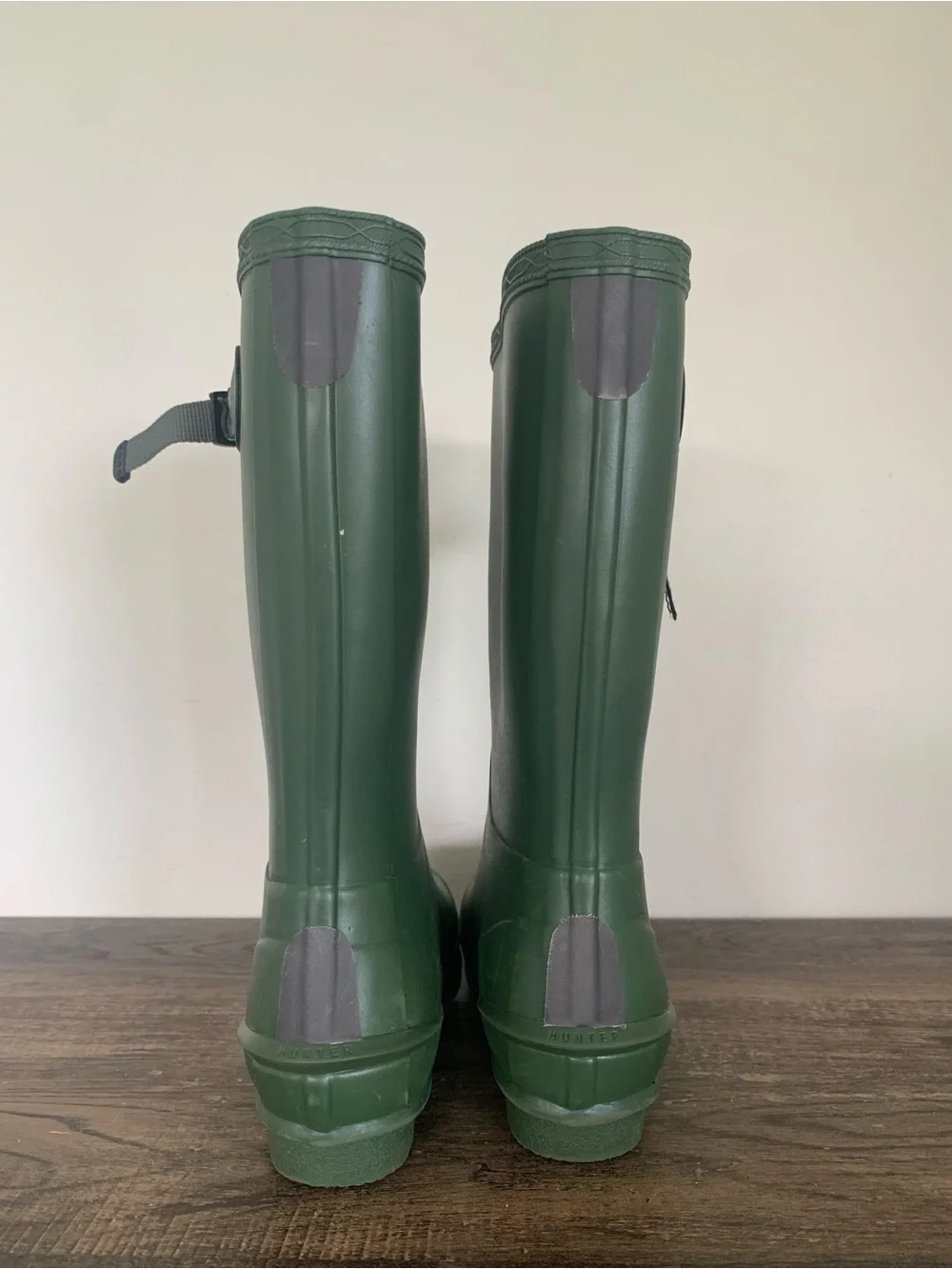 Hunter Kids Size 2B/3G Hunter Green Original Tall Rain Boots
